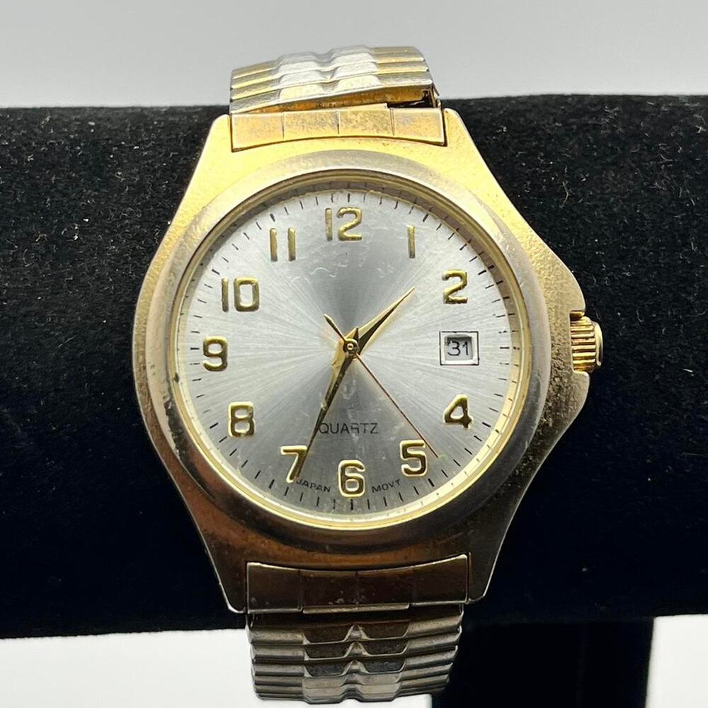 Gold mens watch